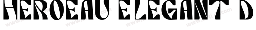 HEROEAU ELEGANT DEMO字体转换
